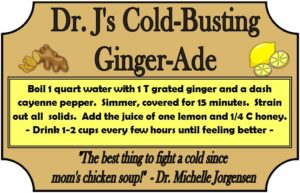 Dr. J's Cold-Busting Ginger-Ade