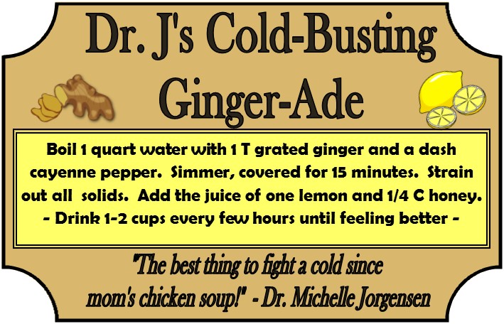 Dr. J's Cold-Busting Ginger-Ade