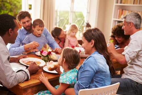 Family Dinner Table