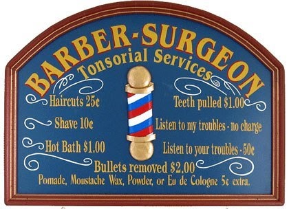 the barber dentist